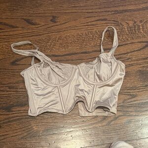 Abercrombie Lace and Satin Balconette Corset